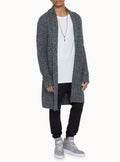 Noir Knit Overcoat